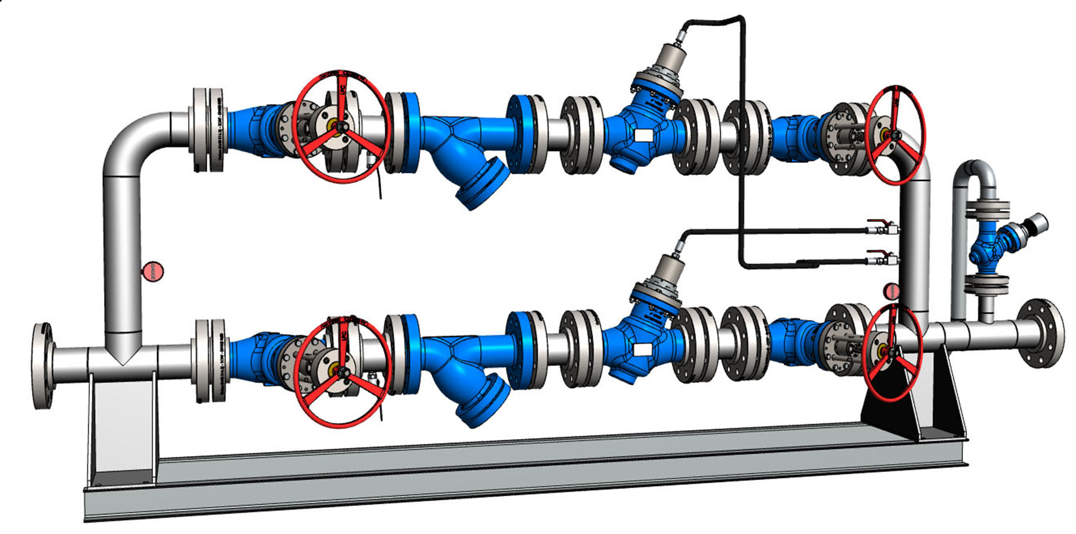 LFC 1B Dual Pressure Regulating Valve Station Single